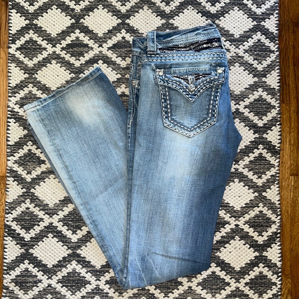 Womens Miss Me Bootcut Jeans size 29x34